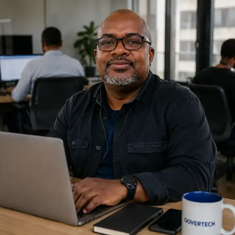 Portrait d'Ando Andria, Consultant en Marketing Digital spécialisé en stratégie digitale, référencement SEO, publicité en ligne et acquisition de clients.