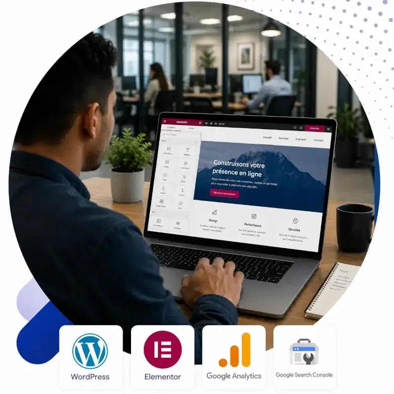 Intégration CMS - Création de site internet avec WordPress, Elementor, intégration de contenu et de design